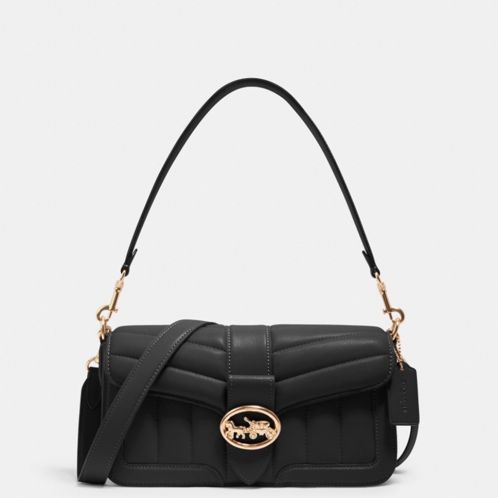 Coach Georgie puffy quilted leather shoulder bag